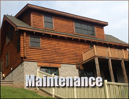  Glen Alpine, North Carolina Log Home Maintenance